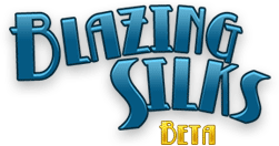 Blazing Silks logo